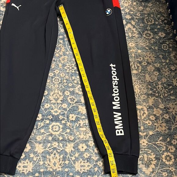 Puma BMW Motorsport Blue Athletic Hoodie Sweatpants 2 Two Piece Set - Picture 12 of 15